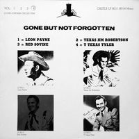 T.Texas Tyler - Gone But Not Forgotten, Vol. 4